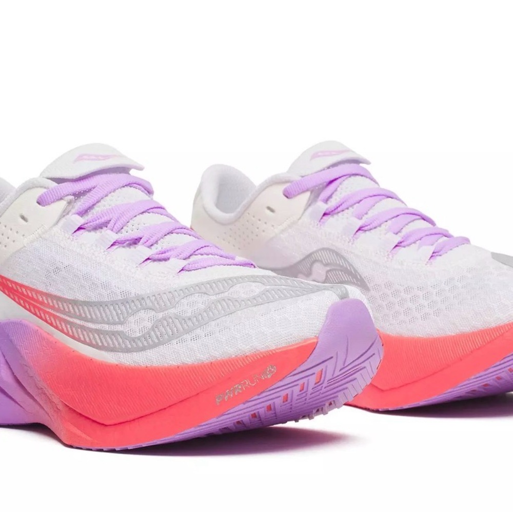 Saucony Women's Athletic Shoes - White and Pink